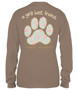 Girl's Best Friend (Long Sleeve T-Shirt) by Simply Southern