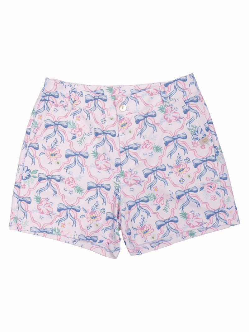 Women's Print Shorts - Ribbon - by Simply Southern