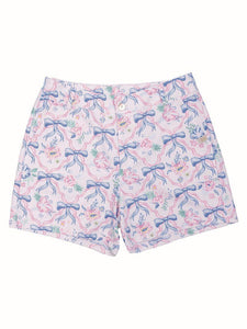 Women's Print Shorts - Ribbon - by Simply Southern