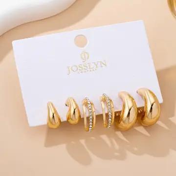 Chunky Hoop Rhinestone - JOSSLYN