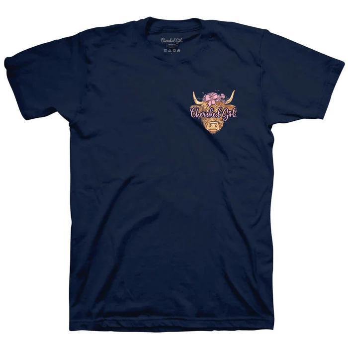 Highland Cow (Short Sleeve T-Shirt) by Cherished Girl