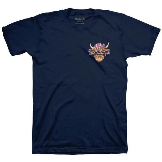 Highland Cow (Short Sleeve T-Shirt) by Cherished Girl