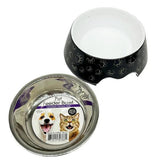 6.75" Paw Pattern Pet Feeder with Removeable Steel Bowl - by Kole