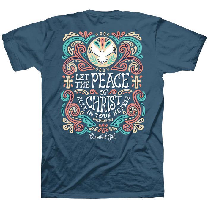 Peace of Christ (Short Sleeve T-Shirt) by Cherished Girl