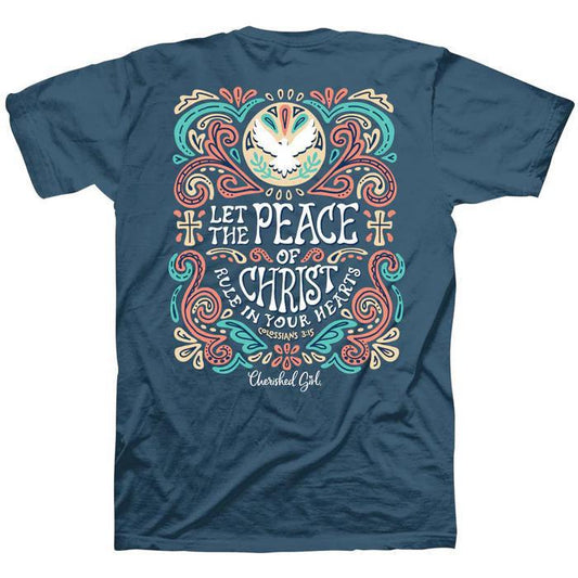 Peace of Christ (Short Sleeve T-Shirt) by Cherished Girl