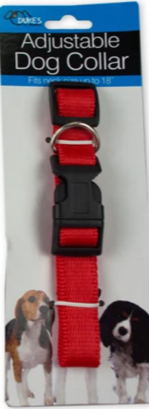 Adjustable Nylon Adjustable Dog Collar - by Duke's