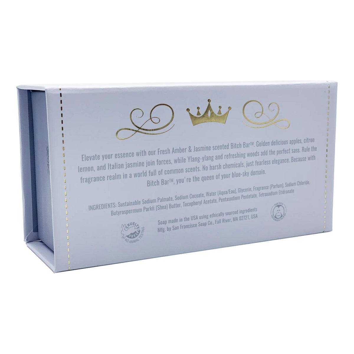 Fresh Amber + Jasmine - Bitch Bar Soap - by San Francisco Soap