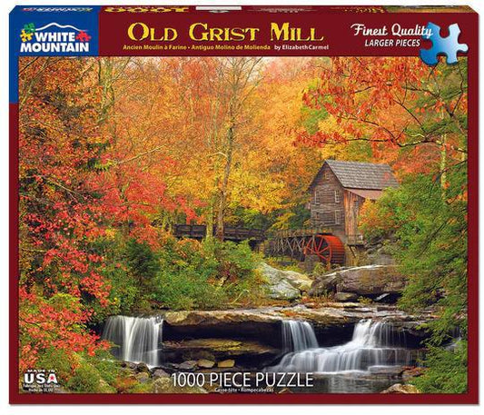 Old Grist Mill -1000pc - by White Mountain