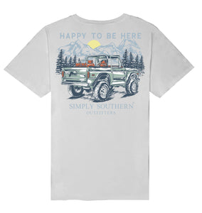 Happy to be Here MTN (Men's Short Sleeve T-Shirt) by Simply Southern