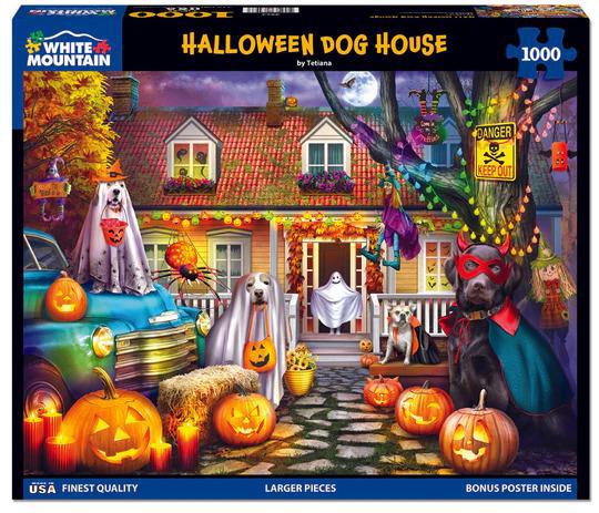 Halloween Dog House Puzzle -1000pc - by White Mountain
