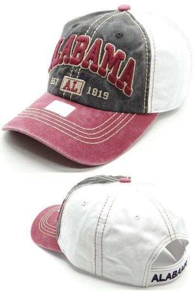 Alabama Double Stitch Vintage Baseball Hat