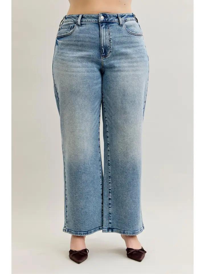 Plus High Waisted Wilhemina - Light Vintage Wash - by Judy Blue