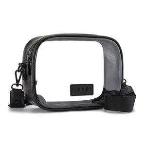 Wrangler Clear Crossbody Bag/Stadium Bag - Black - by Montana West