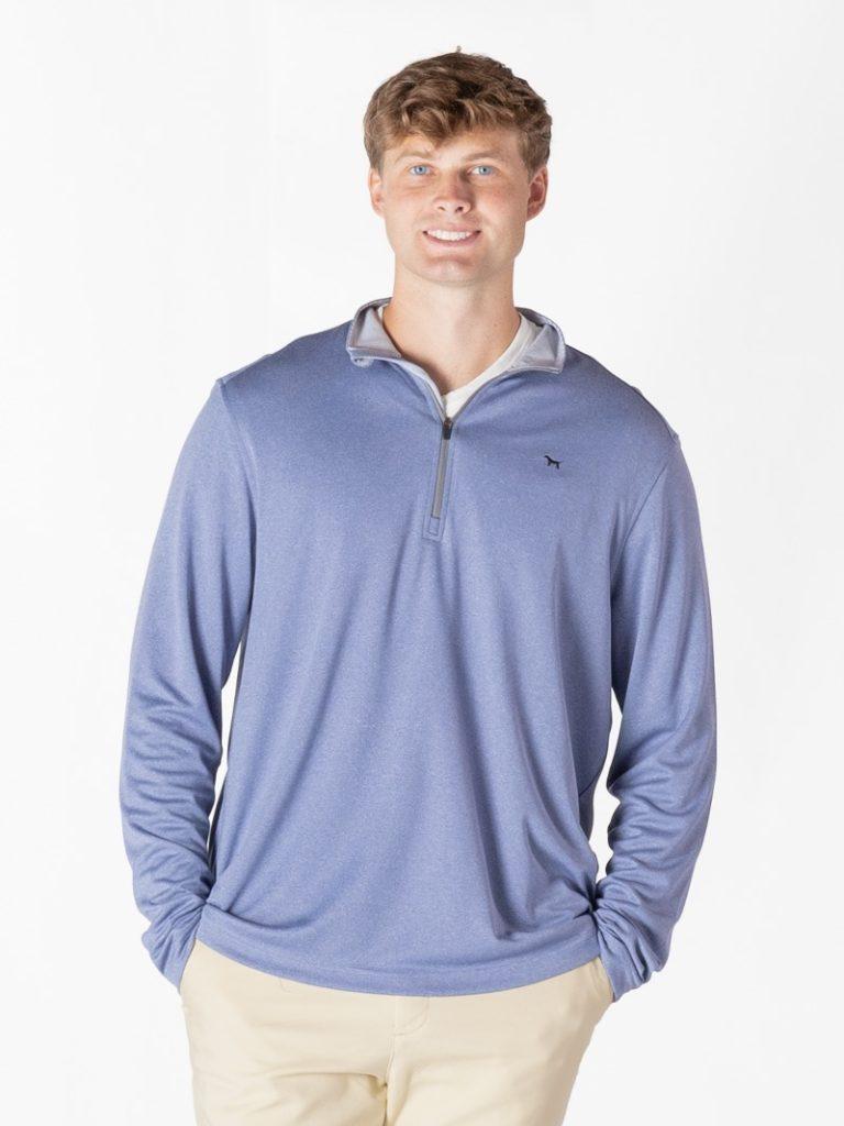 Men's Quarter Zip Pullover - Harbor - by Simply Southern