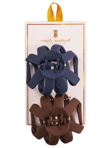 Hair Clip Duo - Short Claw - by Simply Southern