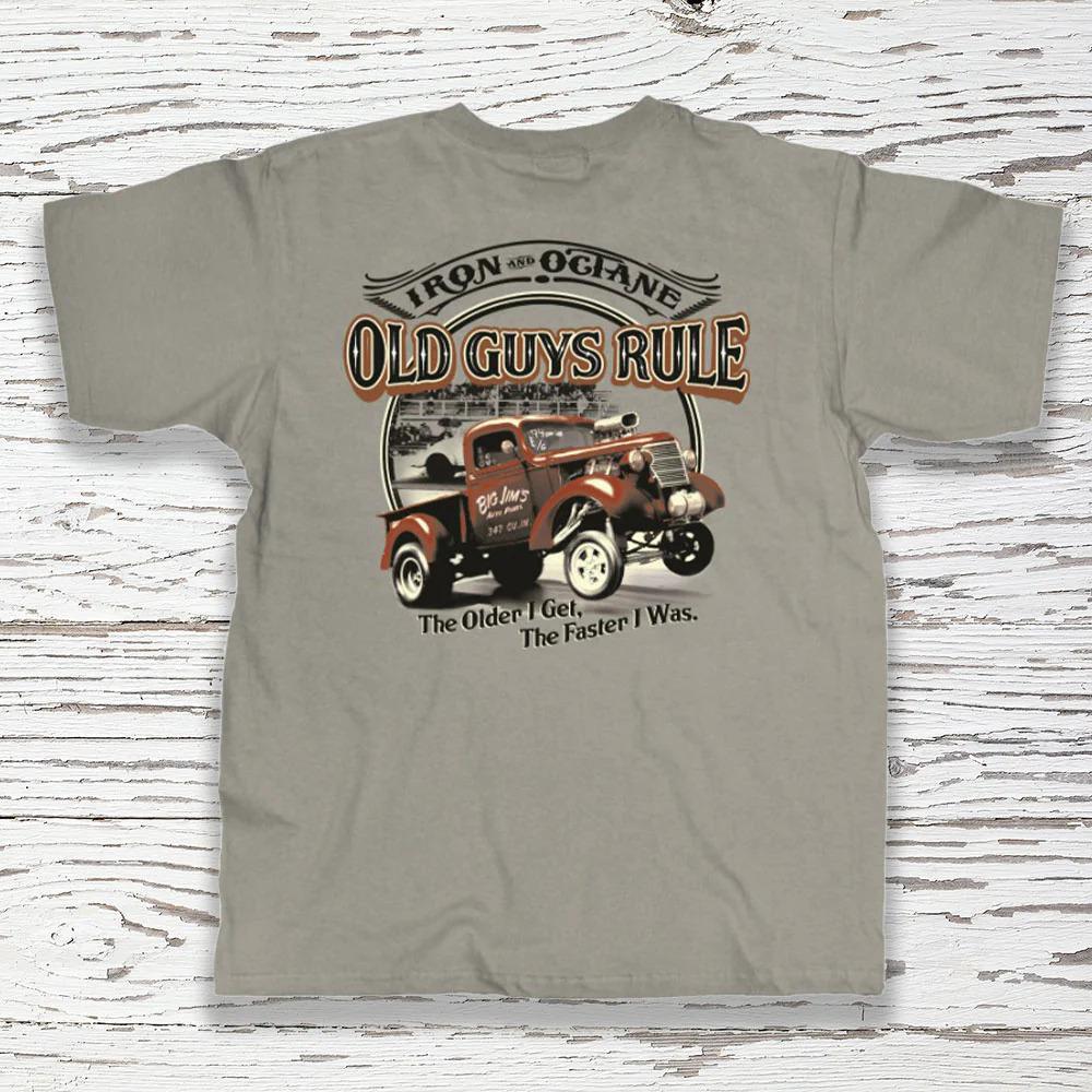 Iron & Octane (Men's T) by Old Guys Rule