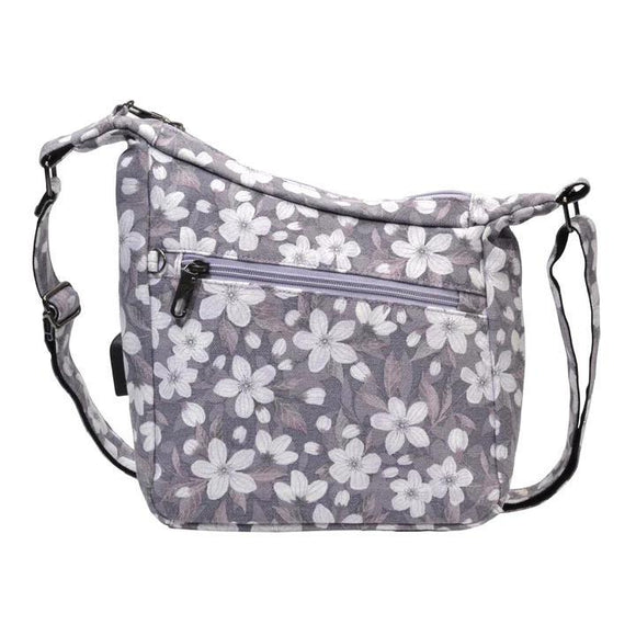Anti-Theft Crossbody Bag - Lilac in Bloom - by Calla