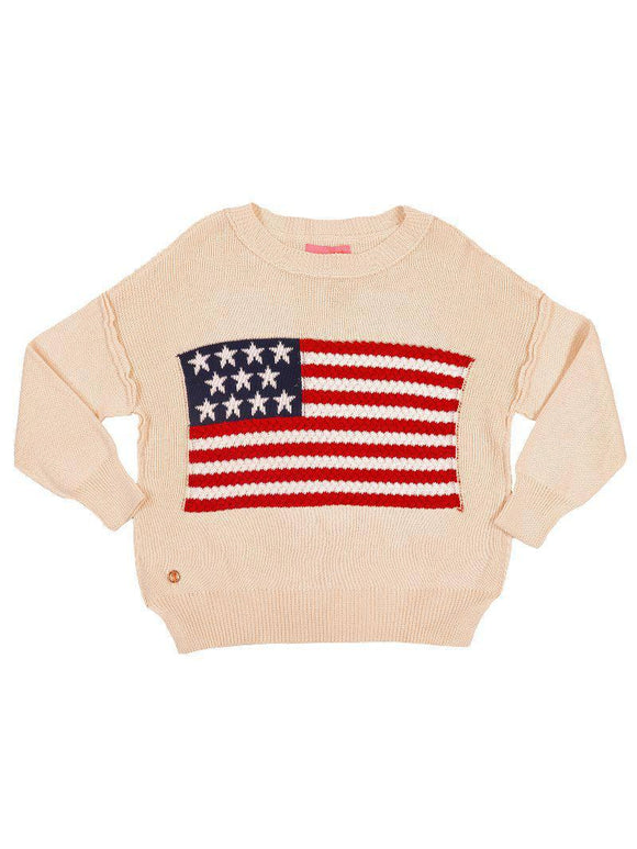 USA Star Sweater Top - by Simply Southern