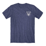 Blue Collar Eagle (Men's Short Sleeve T-Shirt) by Buckwear