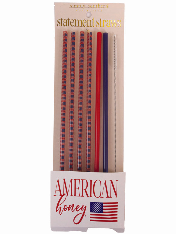 Straw Set - American Honey - by Simply Southern