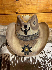 “Black Steer” - Unique Hats by Jo