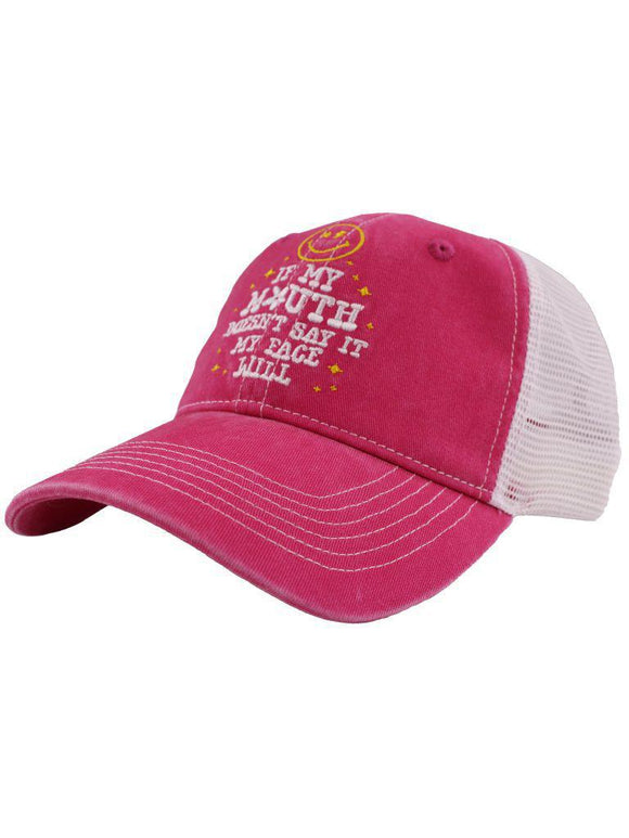 If my Mouth - Baseball Cap - by Simply Southern