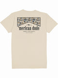 Merican Dude Wisp Logo (Men's Short Sleeve T-Shirt) by Simply Southern