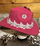 "Pretty in Pink" - Unique Hats by Jo