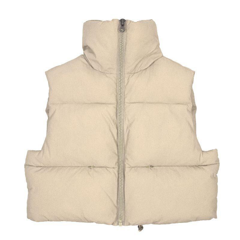 Women's Puffy Vest - Cream - by Simply Southern