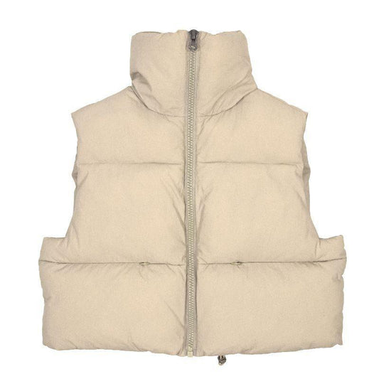 Women's Puffy Vest - Cream - by Simply Southern