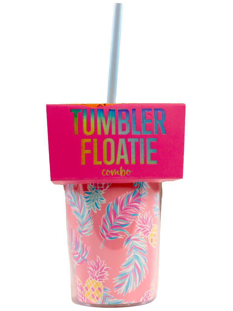 Pineapple - Plastic Tumbler with Float - by Simply Southern