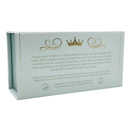 Waterlily + Seagrass - Bitch Bar Soap - by San Francisco Soap