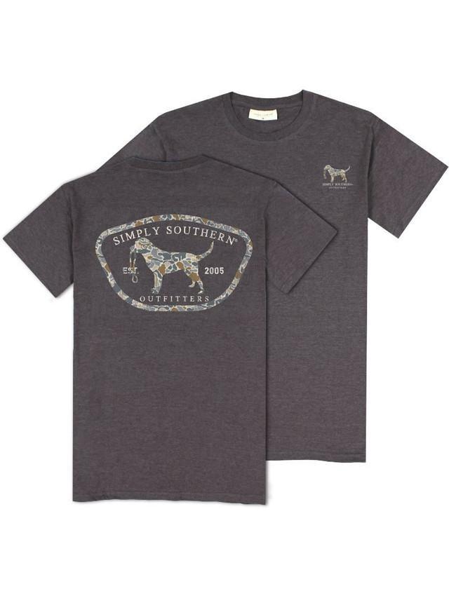Camo Dog (Men's Short Sleeve T-Shirt) by Simply Southern