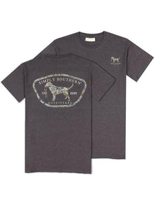 Camo Dog (Men's Short Sleeve T-Shirt) by Simply Southern