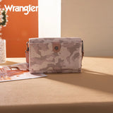 Wrangler Camo Print Canvas Clutch/Crossbody - Pink - by Montana West