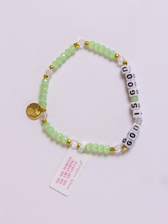 Simply Positive Bracelet - God - by Simply Southern