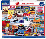 I Love America Puzzle -1000pc - by White Mountain