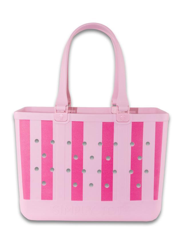 Simply Tote - Striped Berry - by Simply Southern