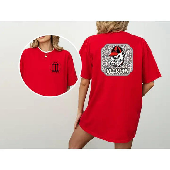 Ga Arch/ Bulldog Camo Tee