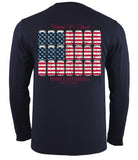 United We Stand (Men's Vintage Long Sleeve T-Shirt) by Simply Southern