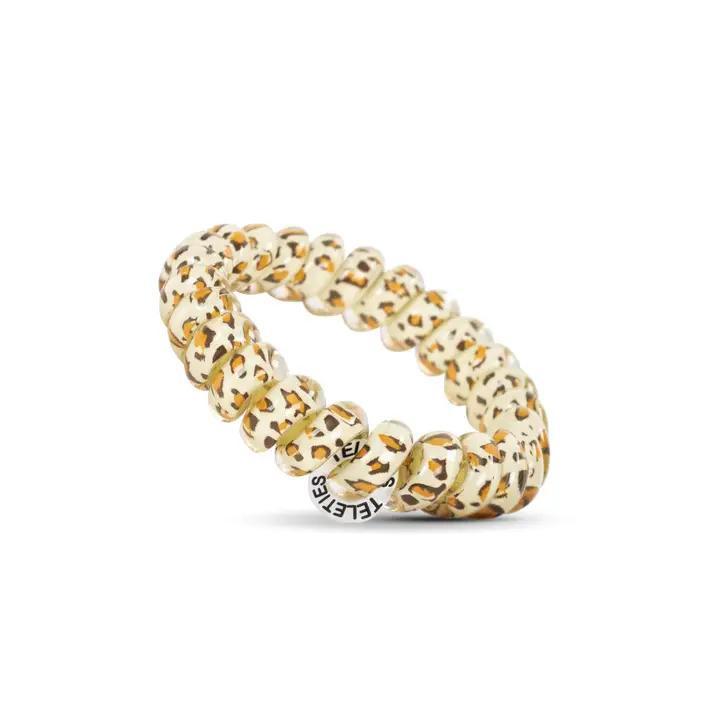 Spiral Leopard Hair Ties - Large - By Teleties