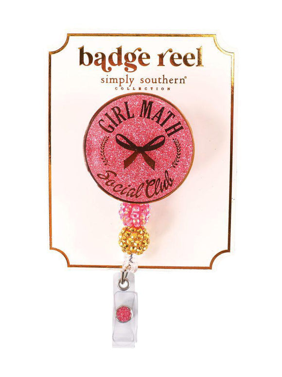 Badge Reel - Girl Math - by Simply Southern