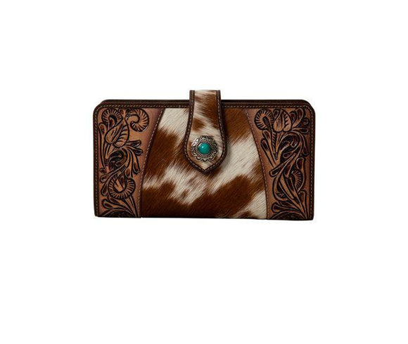 Roscoe Hand-Tooled Wallet - by Myra