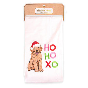 Ho Ho XO Dog Simply Towel - by Simply Southern