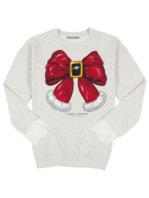 Simply Crew - Santa Bow - by Simply Southern