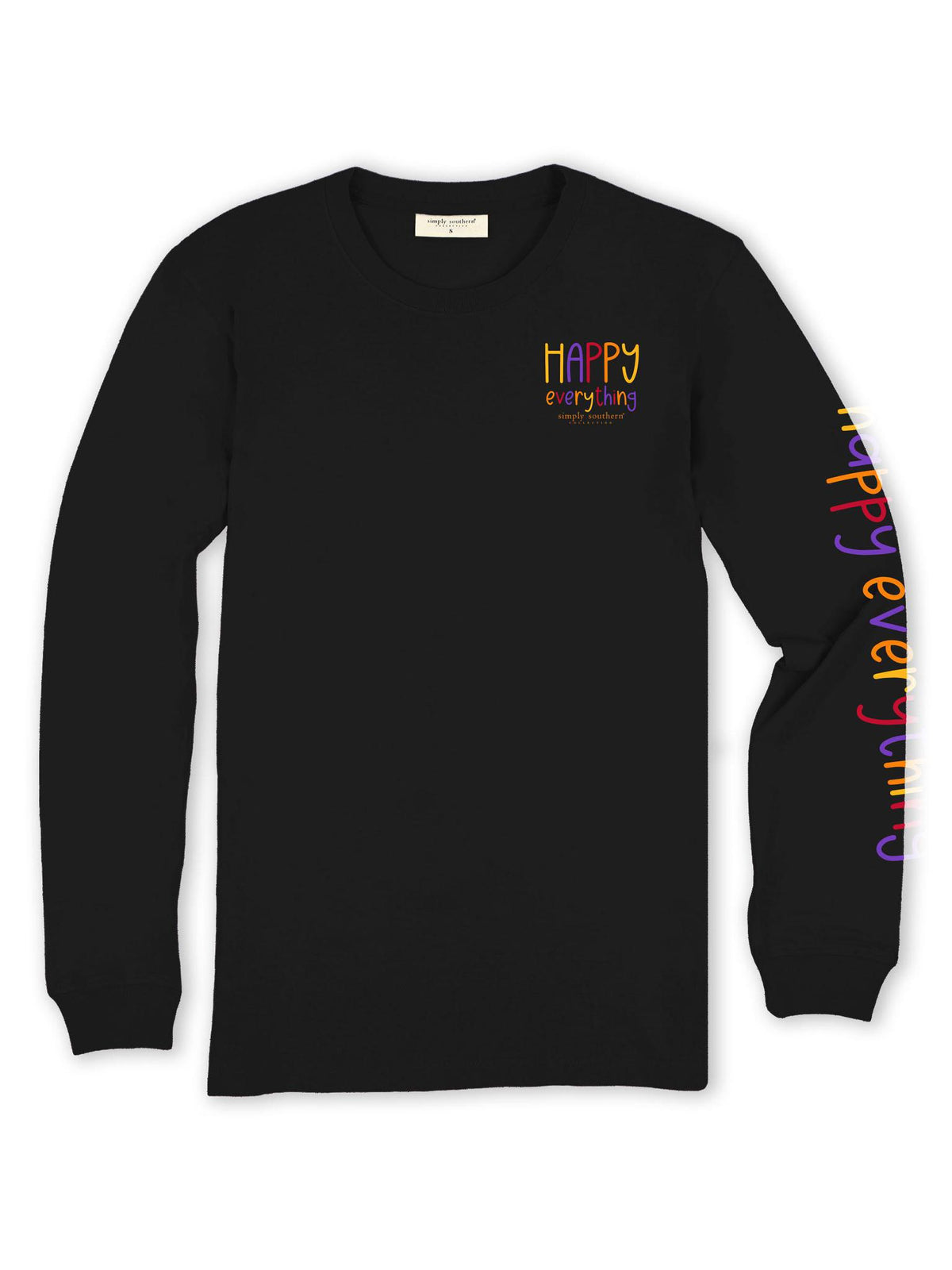 New Happy Everything (Long Sleeve T-Shirt) by Simply Southern