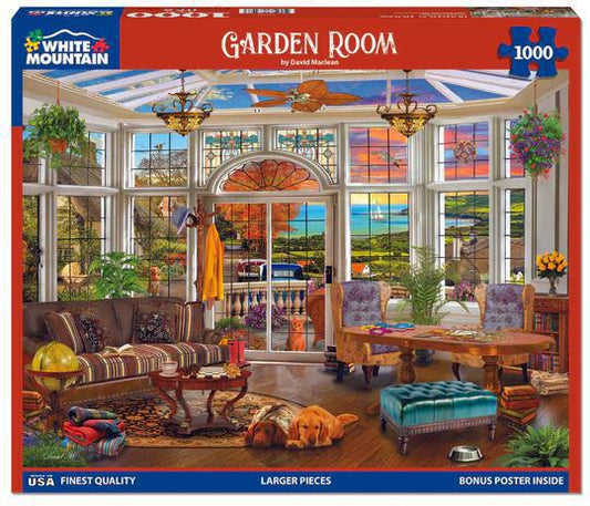 Garden Room -1000pc - by White Mountain