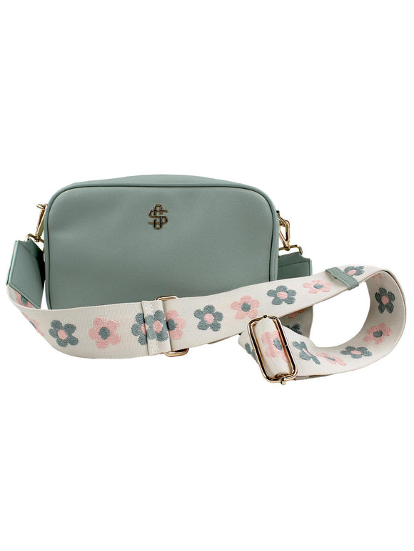 Sage - Leather Crossbody Purse - by Simply Southern