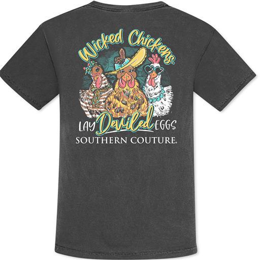 Comfort Color Wicked Chickens - by Southern Couture