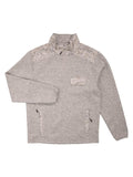 Wesley Camo Quarter Zip - Heather Gray - by Simply Southern